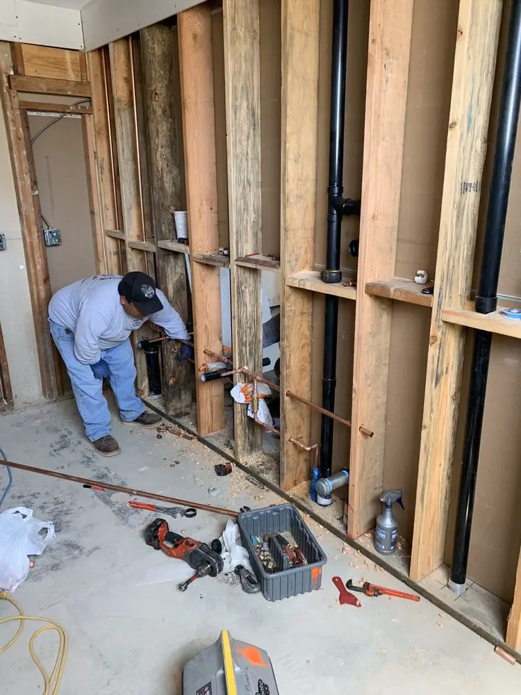 Commercial rough-in plumbing for Water Heater Replacement in Catawba